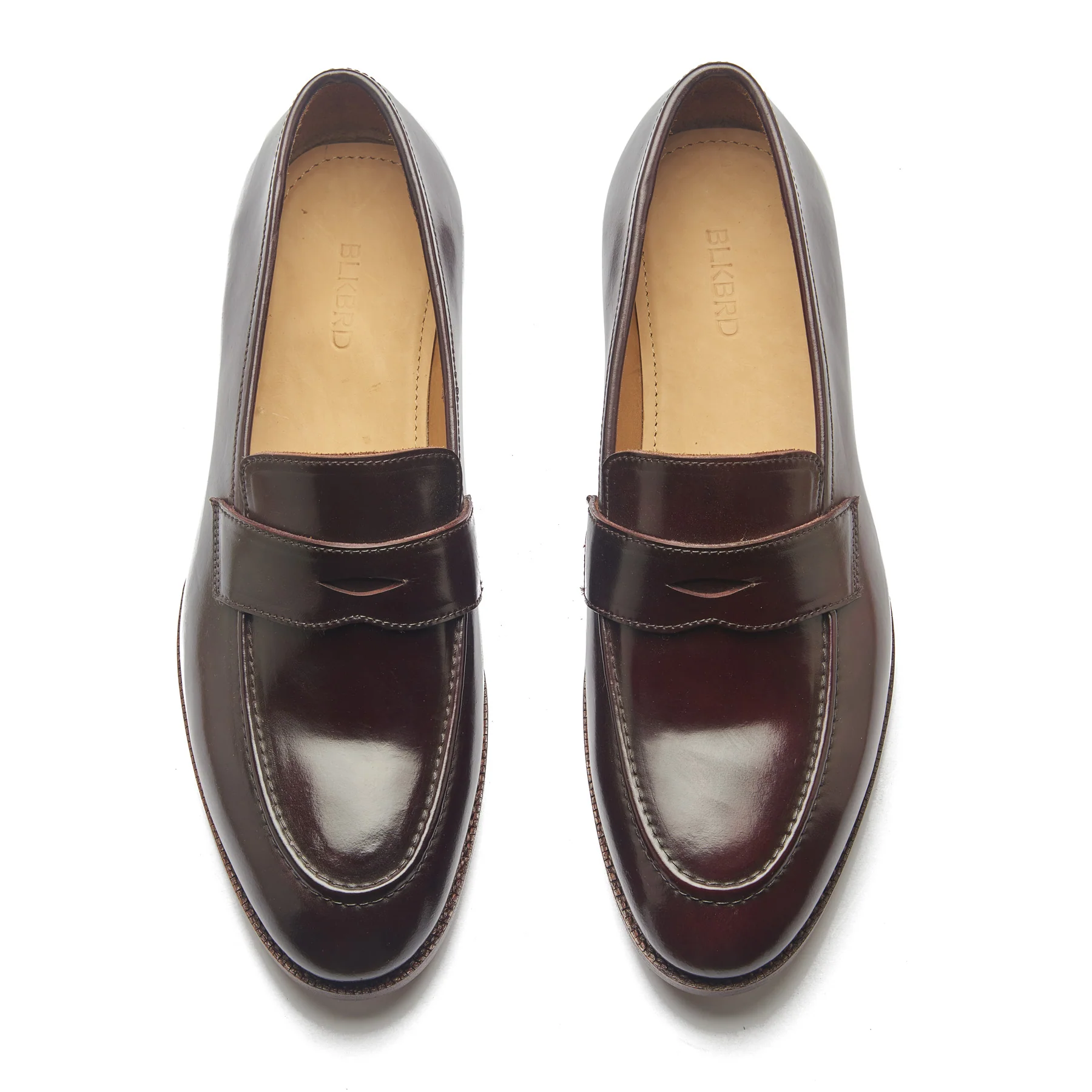Aurus, Penny Loafer - Shell Cordovan Color#8 | Hand Welted Cordovan Series - Image 3