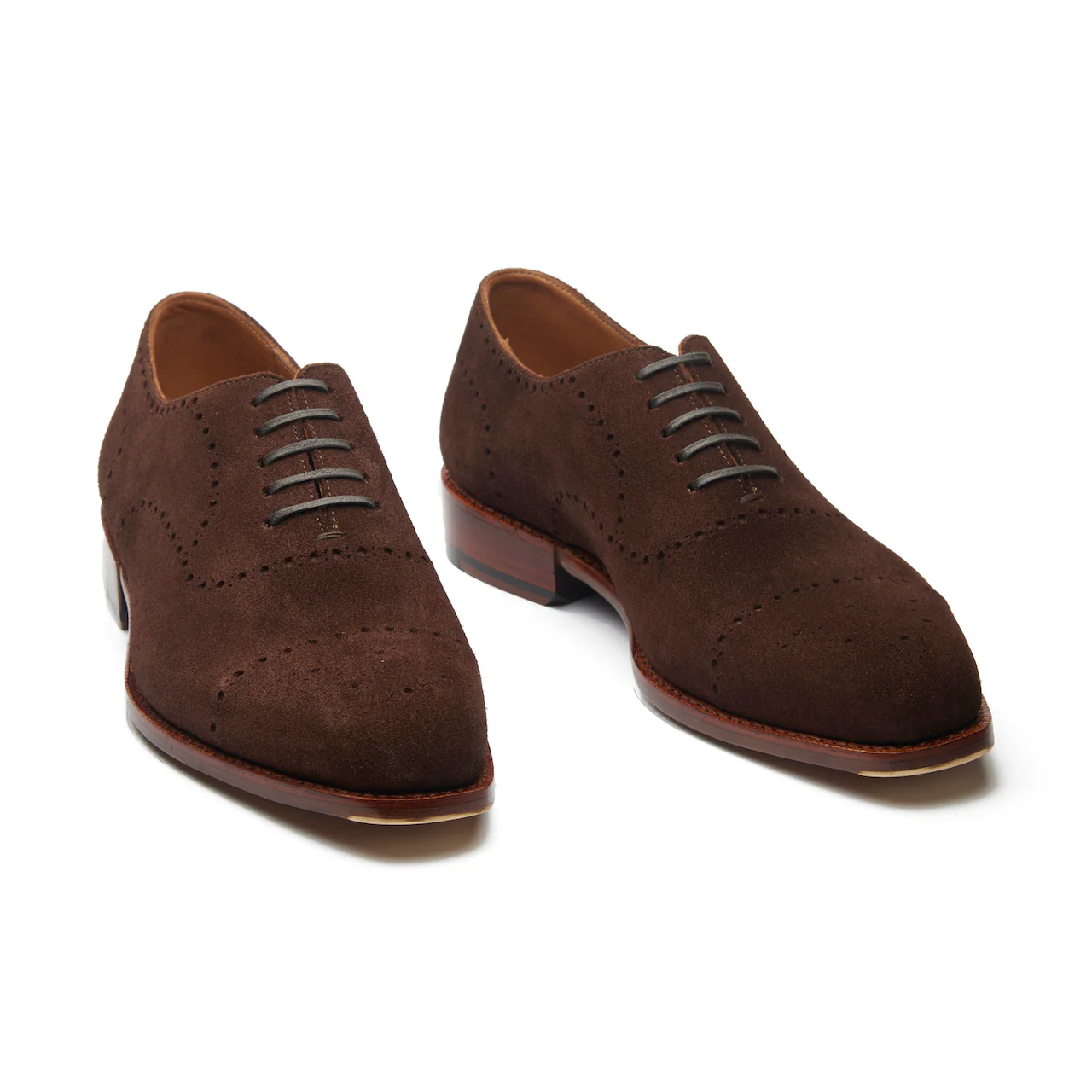 Constello, True Seamless | Faux Cap-toe Semi Brogue, Hand Welted - Castorino Pinna Maronne - Image 5