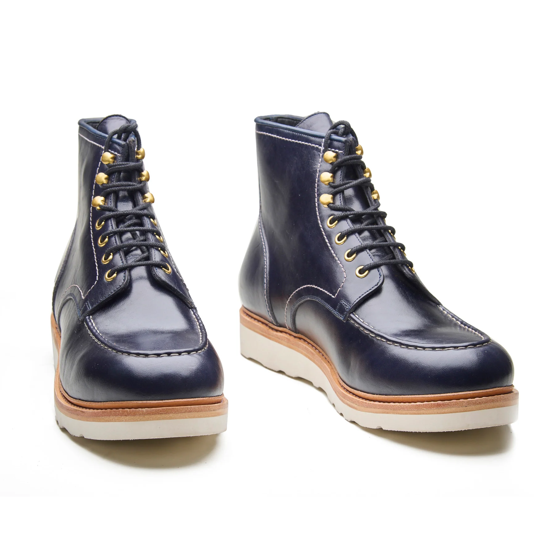 Dallas, Moctoe Boot - Dark Navy Horserump | Boots 2.0 - Image 3