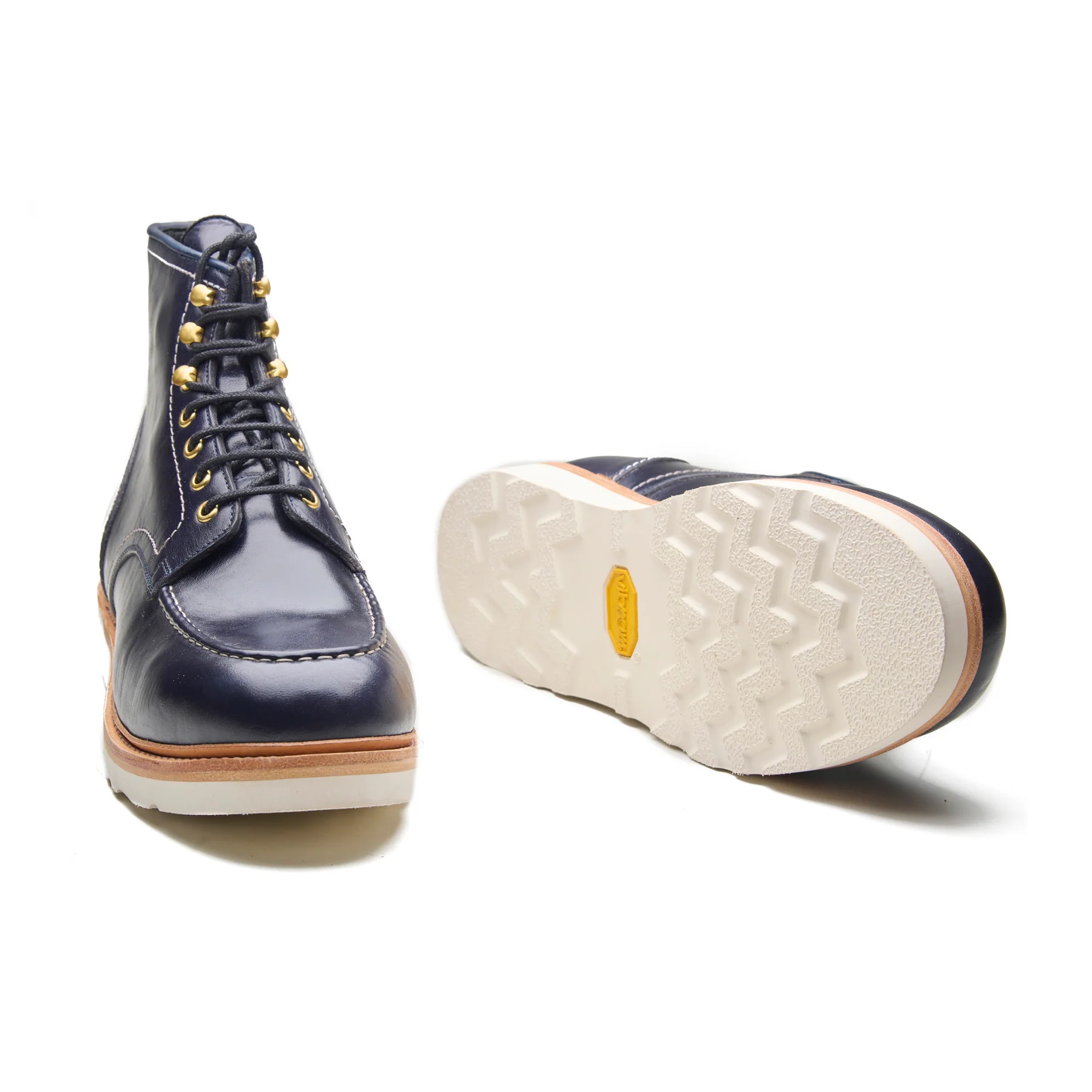 Dallas, Moctoe Boot - Dark Navy Horserump | Boots 2.0 - Image 4