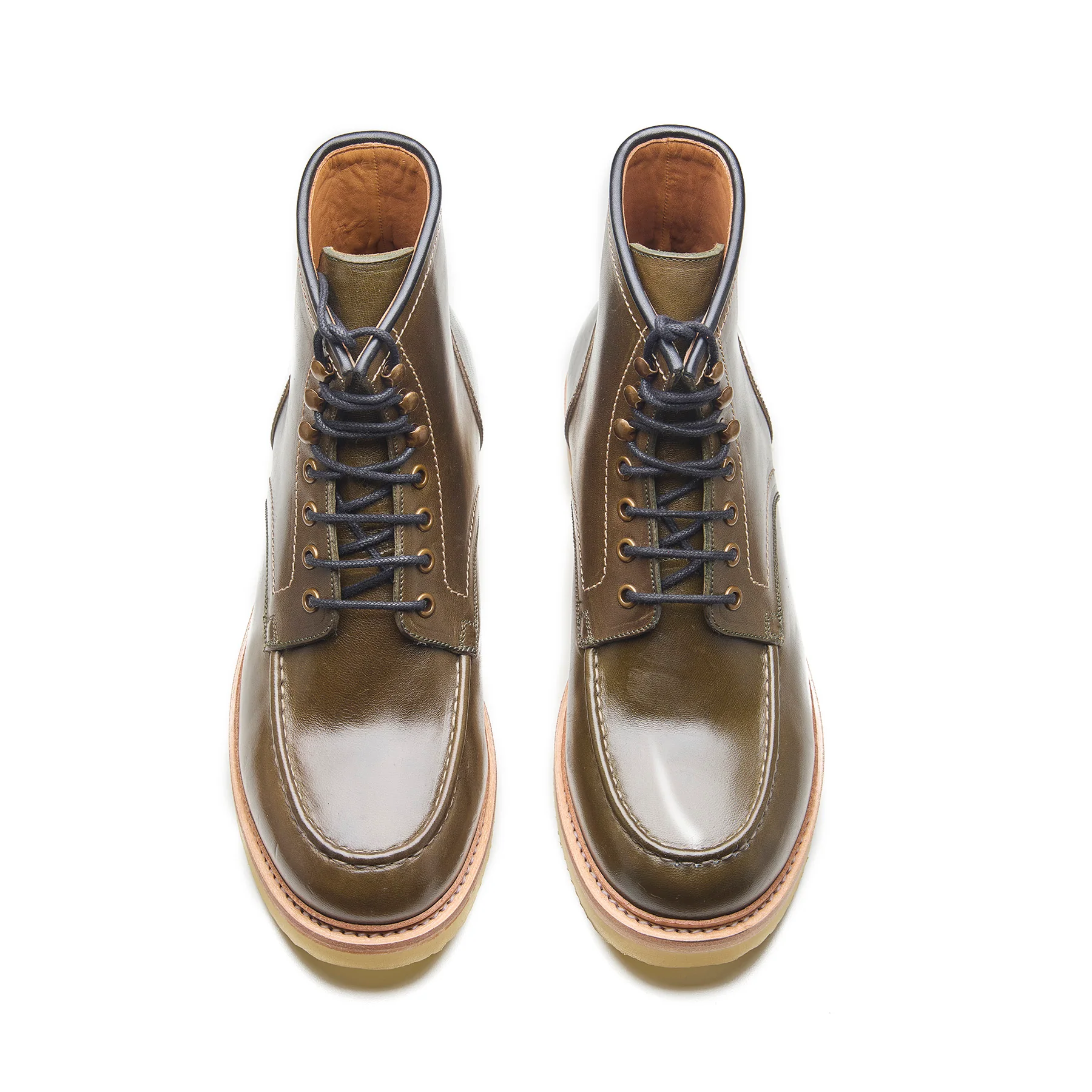 Dallas, Moctoe Boot - Green Horserump | Boots 2.0 - Image 2