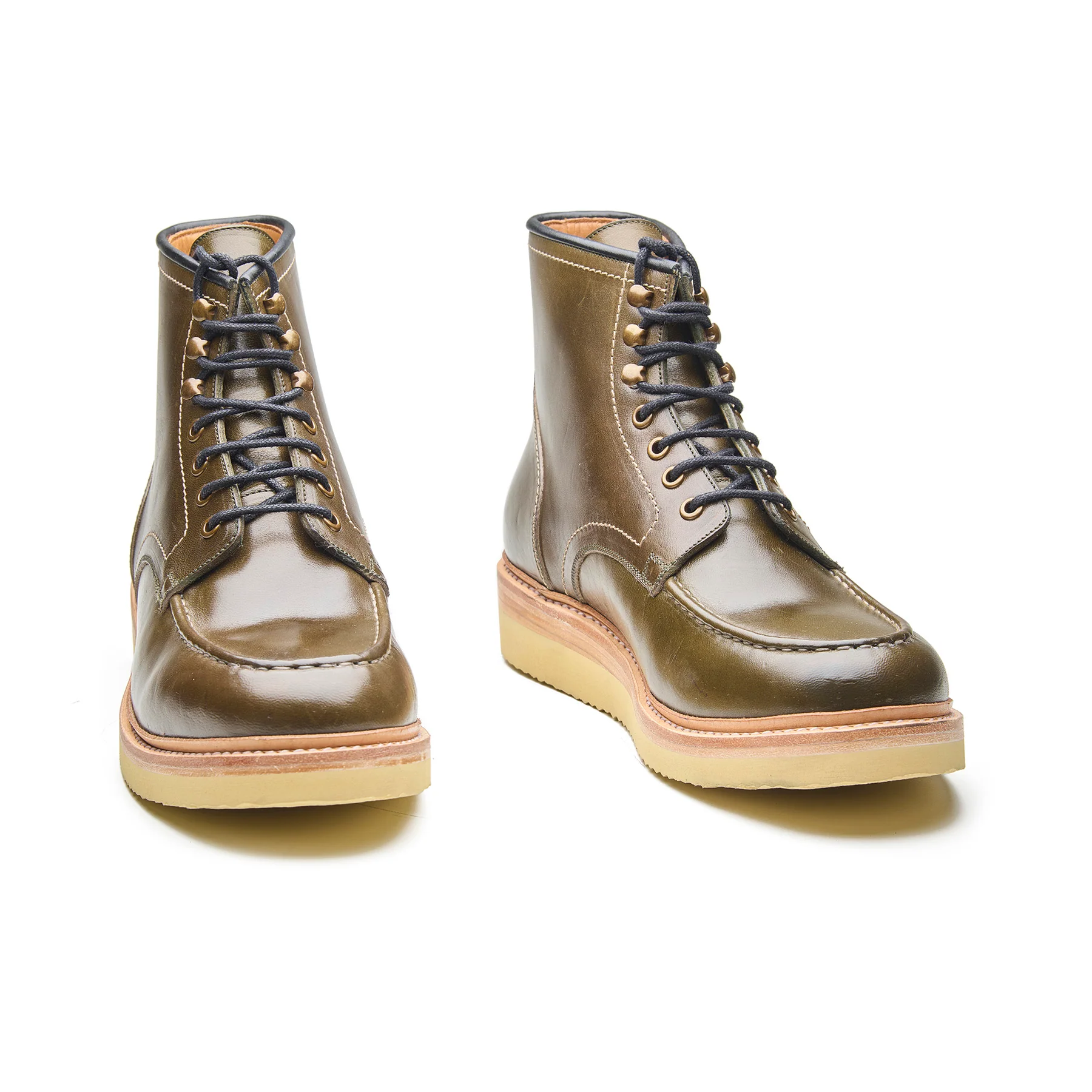 Dallas, Moctoe Boot - Green Horserump | Boots 2.0 - Image 3