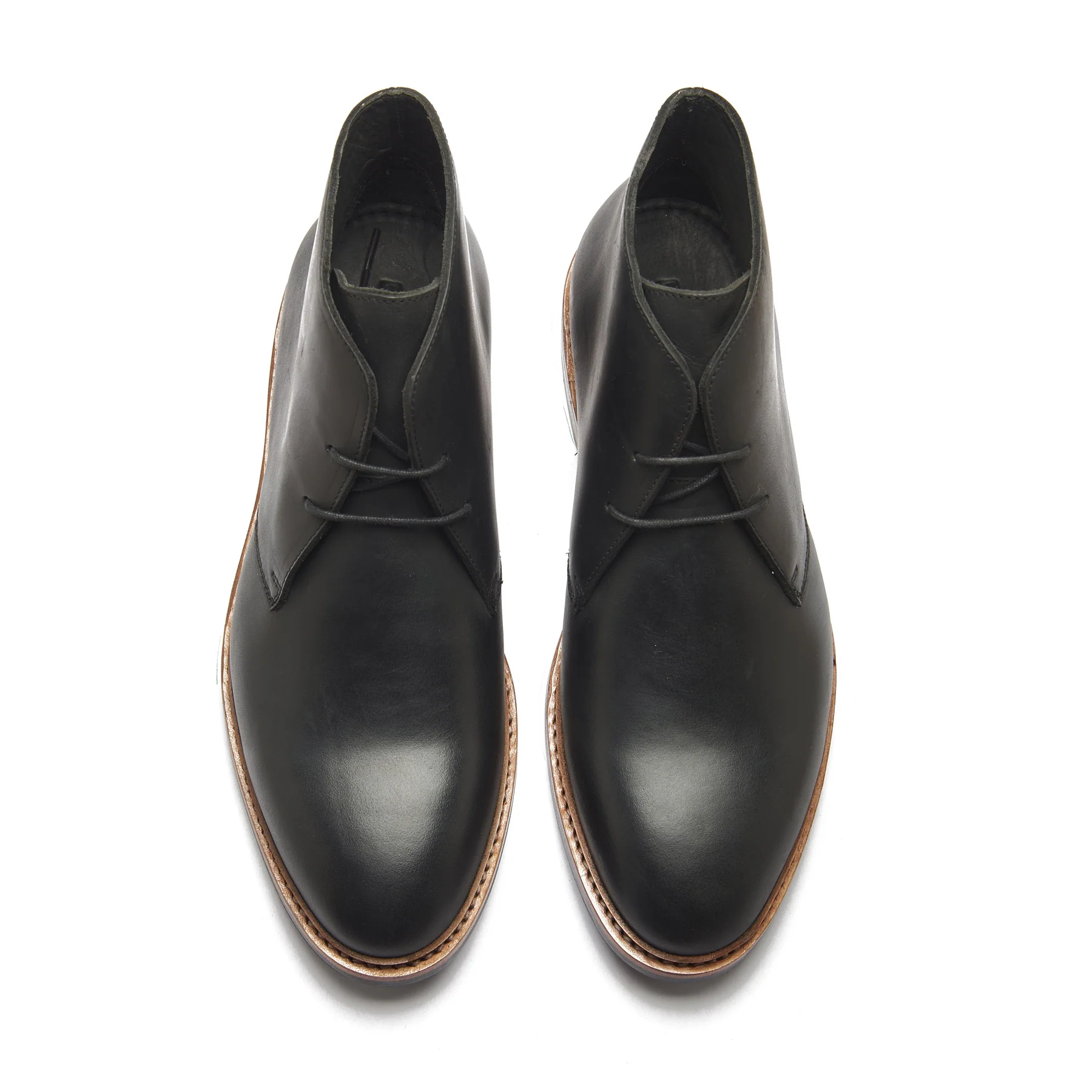 Fenrir, Chukka Boot - Black Pull-up | Storm Welt Construction | Hand Welted Stout Boots - Image 2