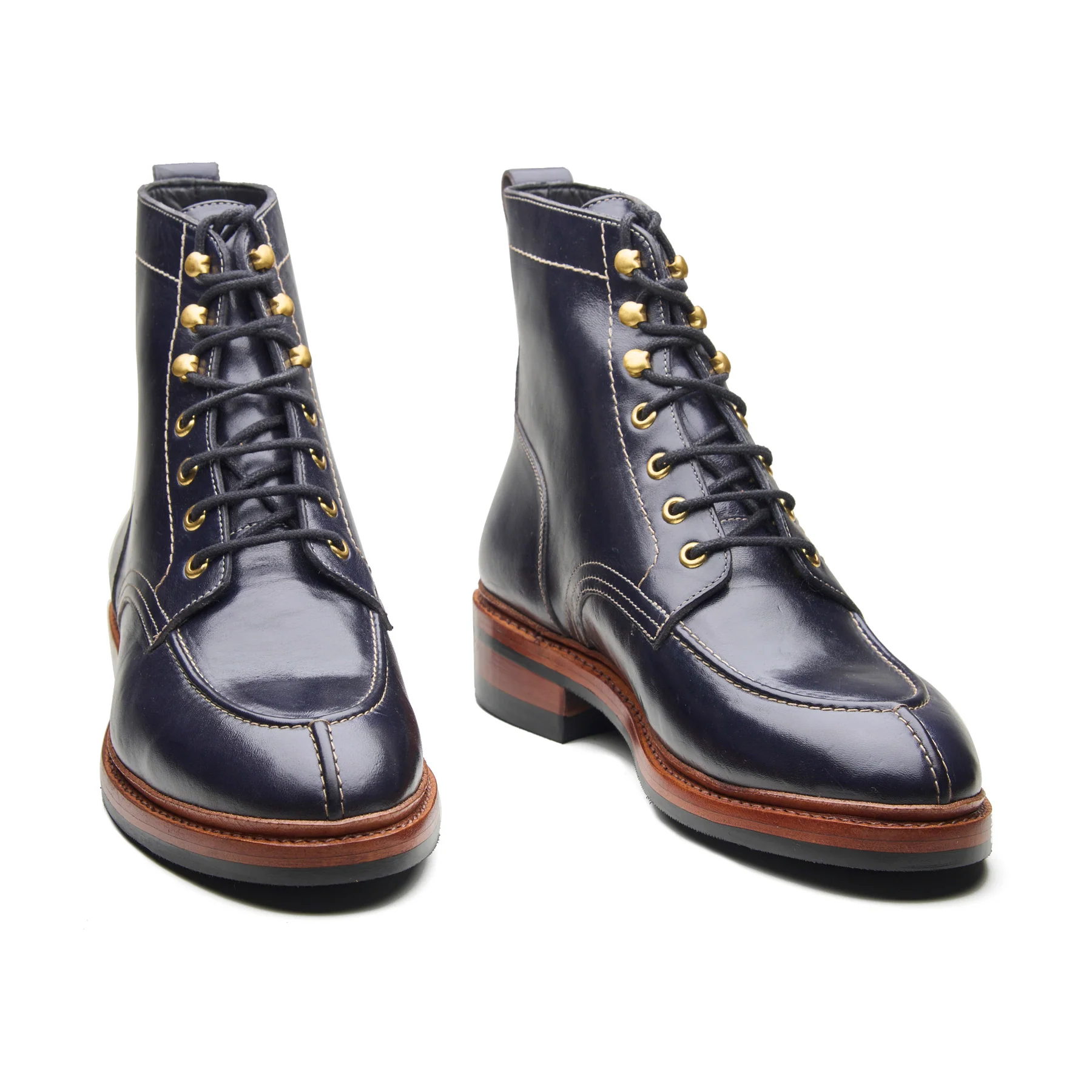 Fred, Norwegian Toe Boot - Navy Horserump | Boots 3.0 - Image 5