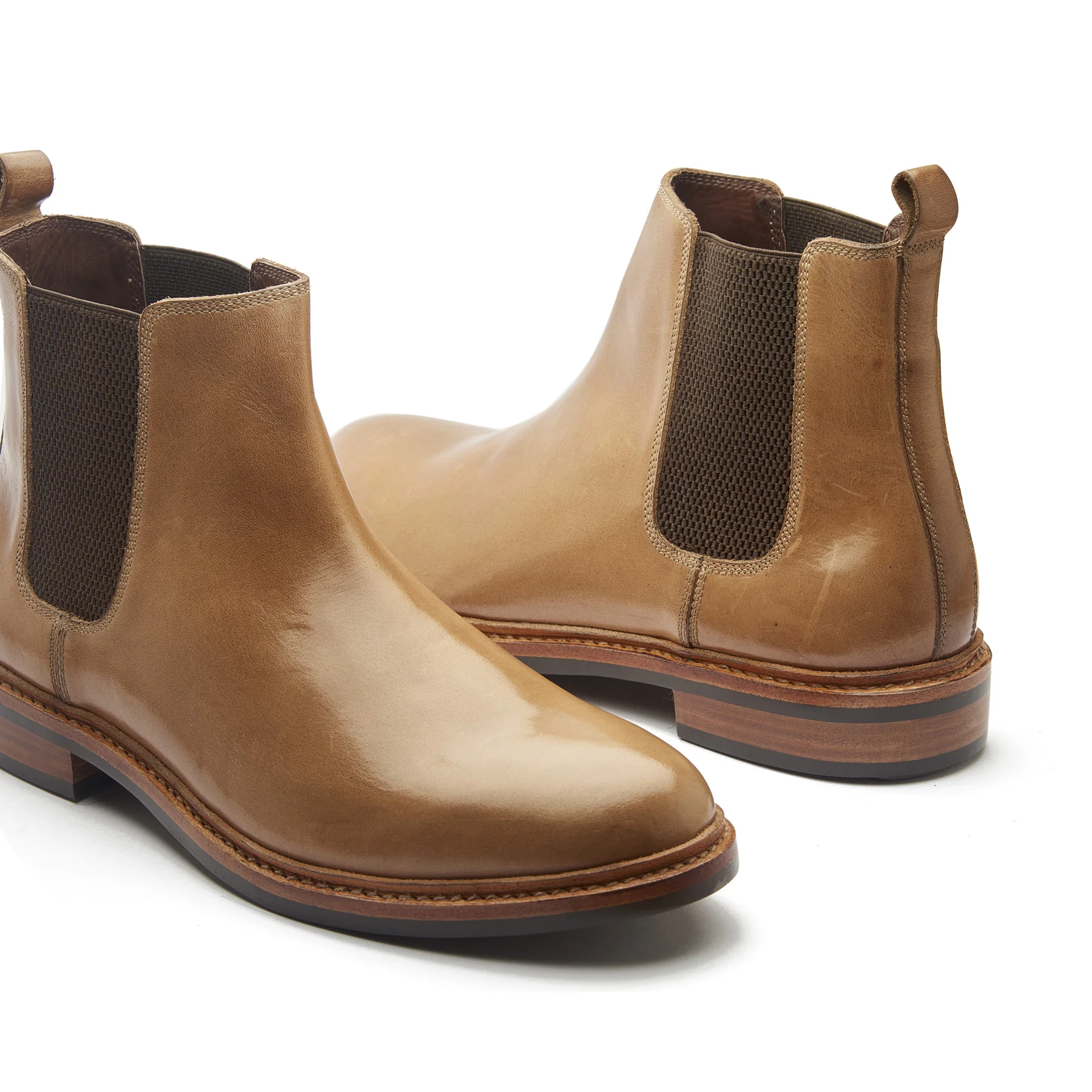 Harley, Chelsea Boot - Natural CXL | Hand Welted Boots 2.0 - Image 3
