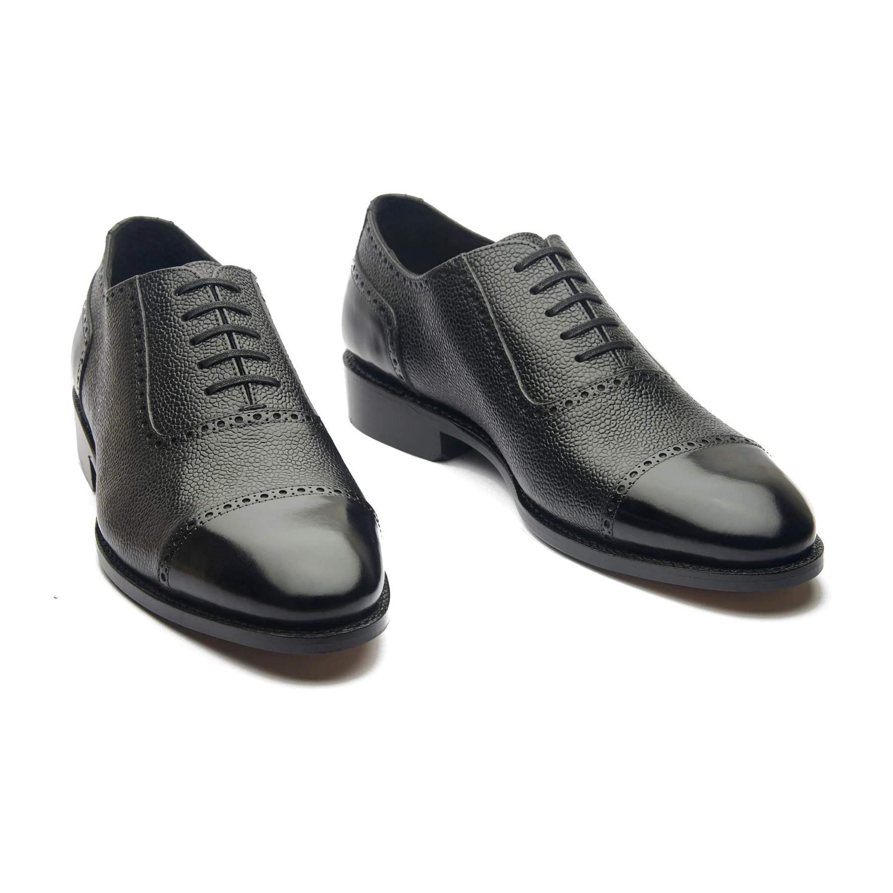 Huayra, Adelaide Oxford - Black Pebble Grain | Hand Welted Contemporary Classics - Image 4