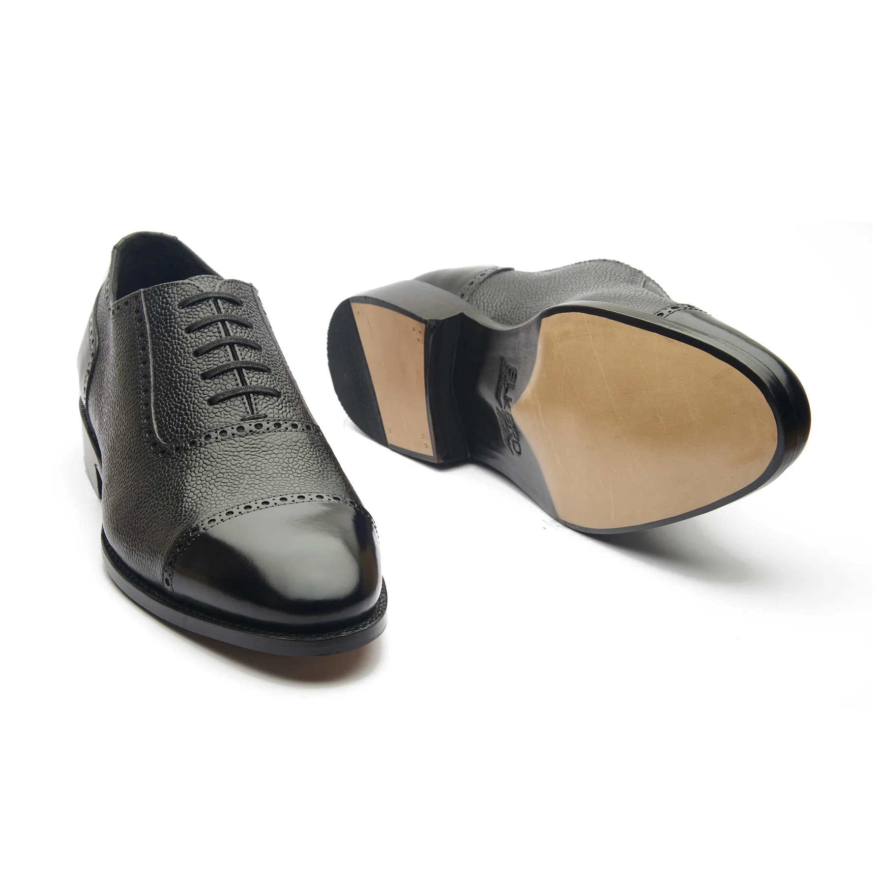 Huayra, Adelaide Oxford - Black Pebble Grain | Hand Welted Contemporary Classics - Image 5