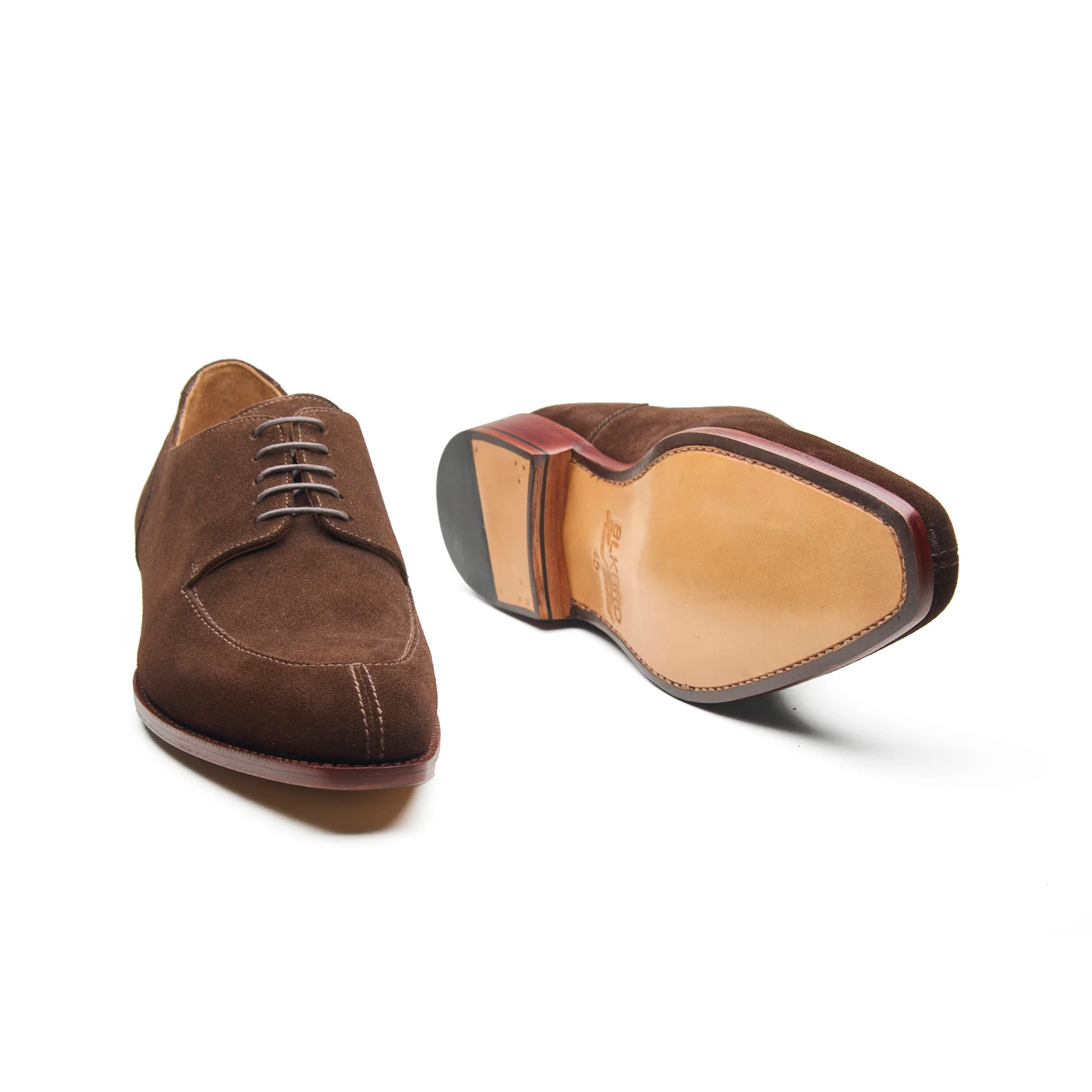 Ingrid, Split Toe Blucher Derby - Brown Go Rain Suede | Summer Classics - Image 4
