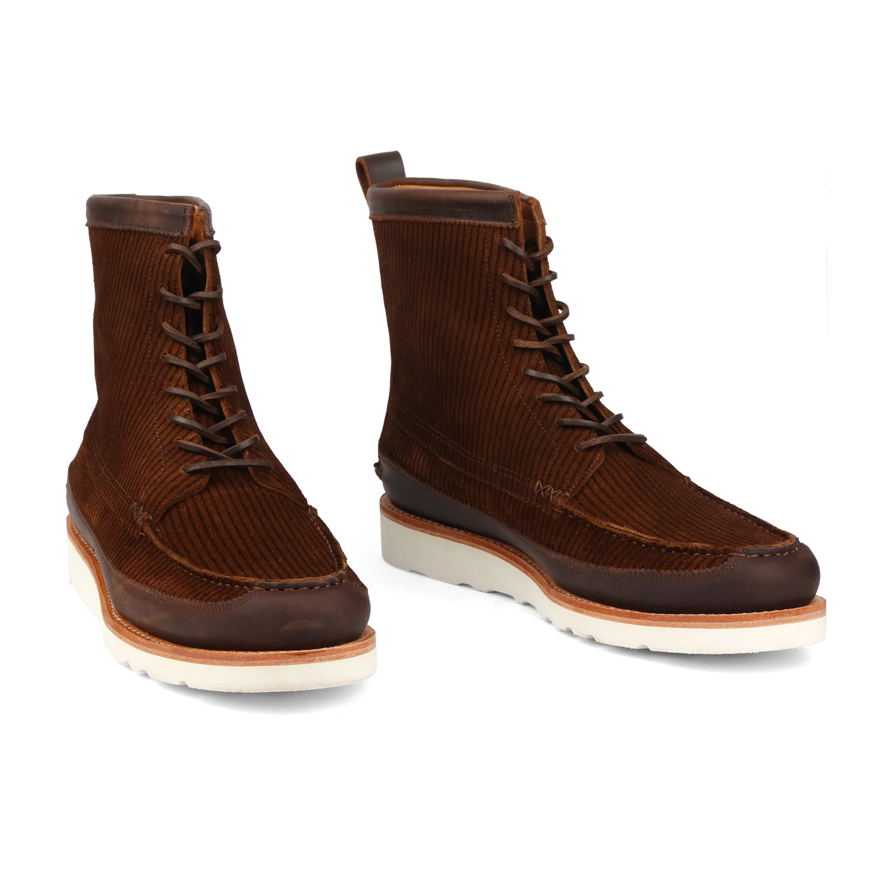 IOWA, Mocassin Boot - Thick Brown and Corduroy Suede | Boots 3.0 - Image 3