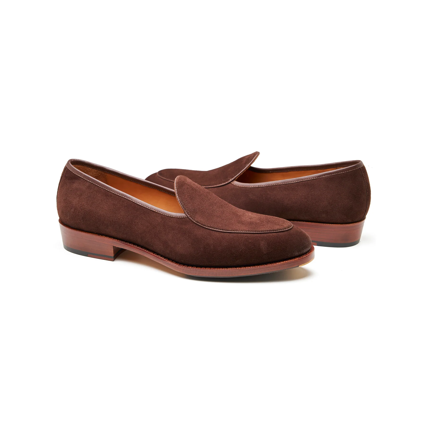 Jules, Belgian Loafer - French Brown Calf Suede | Summer Classis - Image 4
