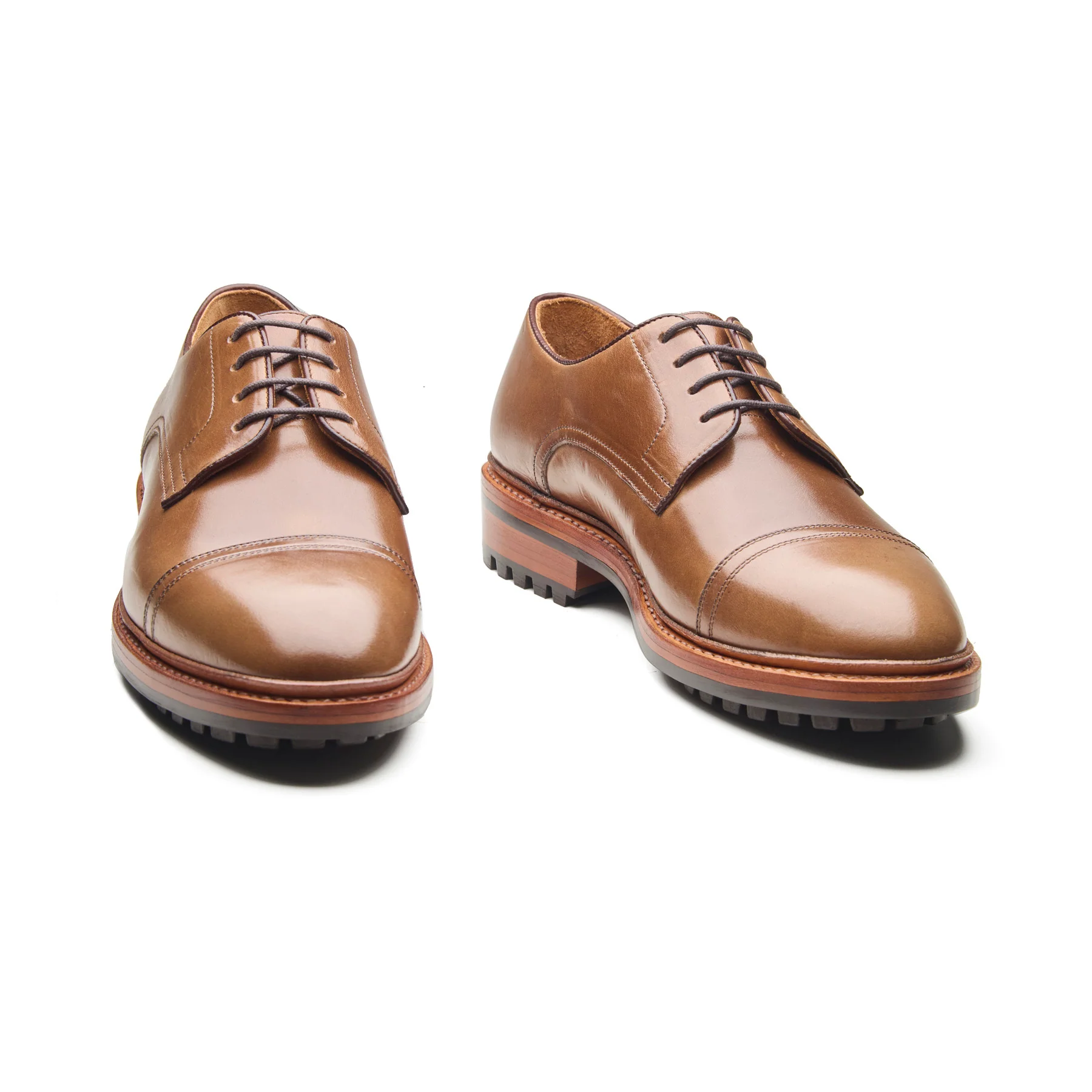 Junior, Cap-Toe Derby Shoe - Natural Chromexcel | Hand Welted New Age - Image 3