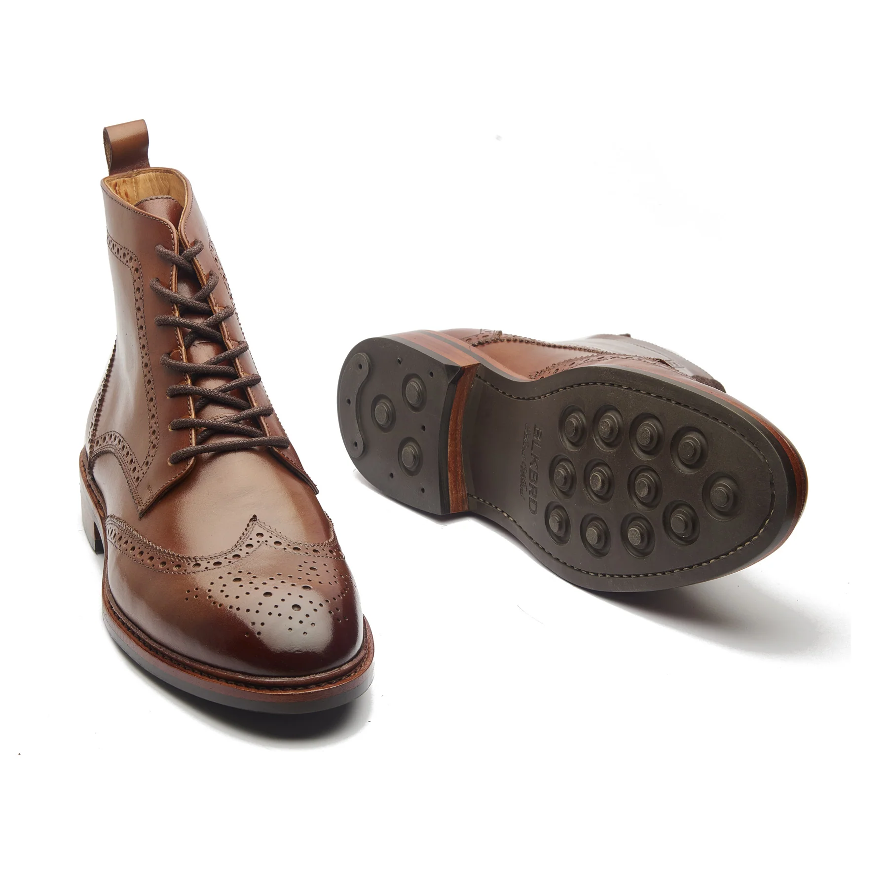 Lewinsky, Wingtip Derby Boot - Walnut Tan | Hand-welted Classics Collection - Image 4