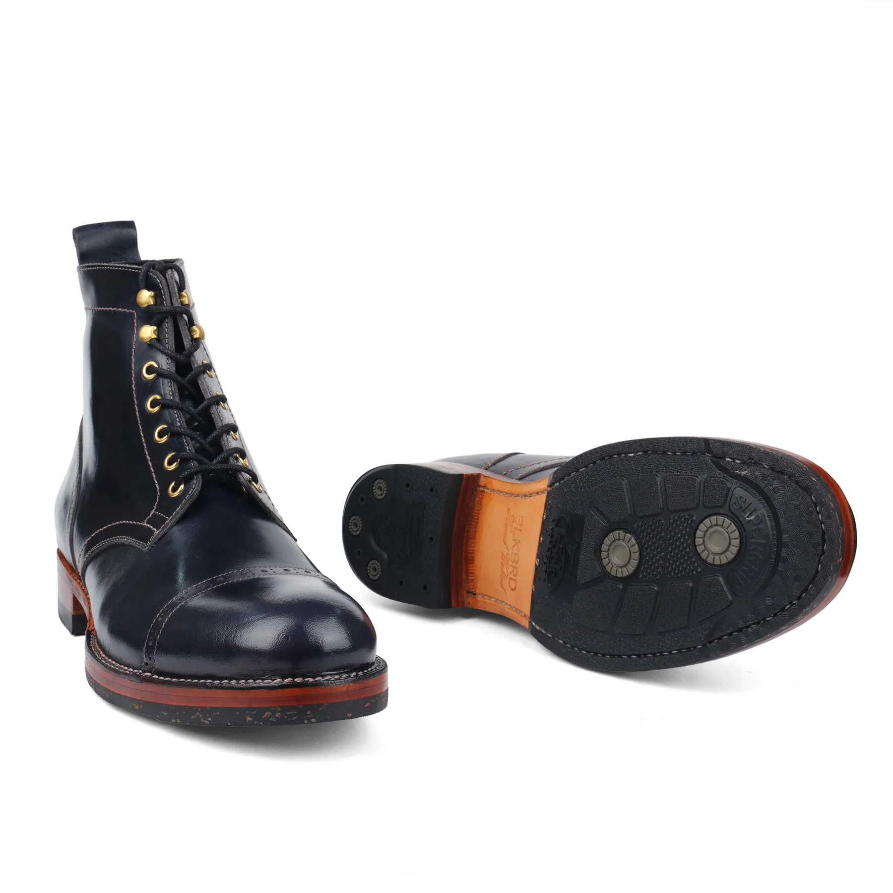 Luchador-Z, Service Boot - Dark Navy Horserump | Boots 3.0 - Image 5