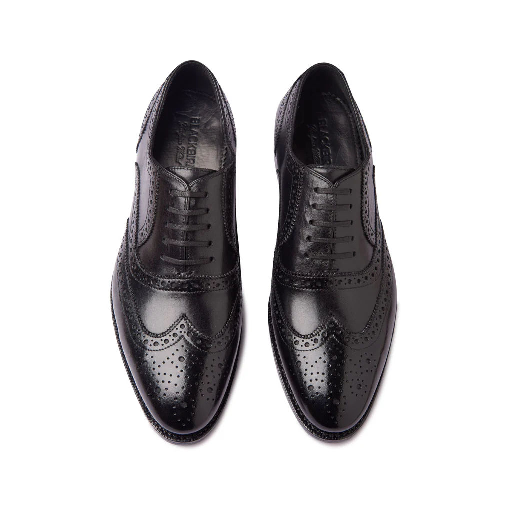 Marcell, Full Brogue Oxford - Black | Hand Welted | Classics Collection - Image 2