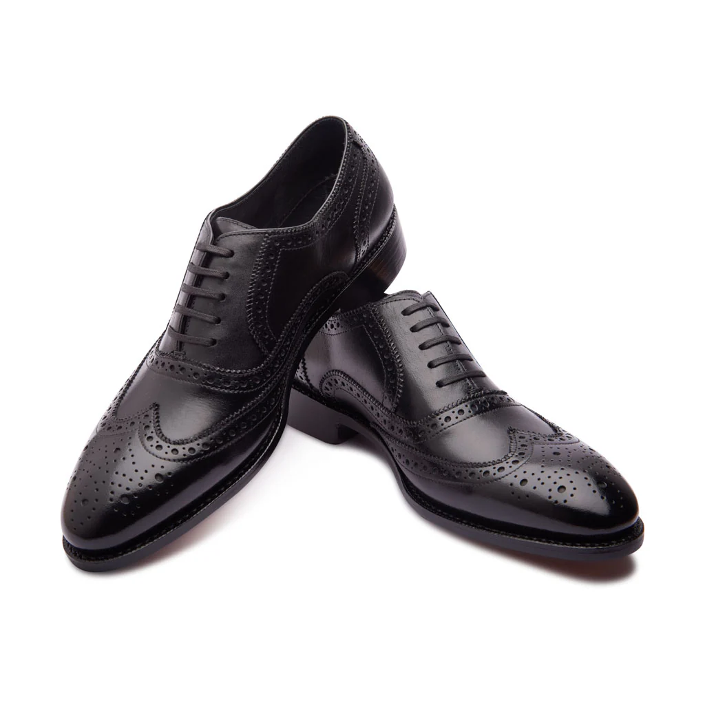 Marcell, Full Brogue Oxford - Black | Hand Welted | Classics Collection - Image 5