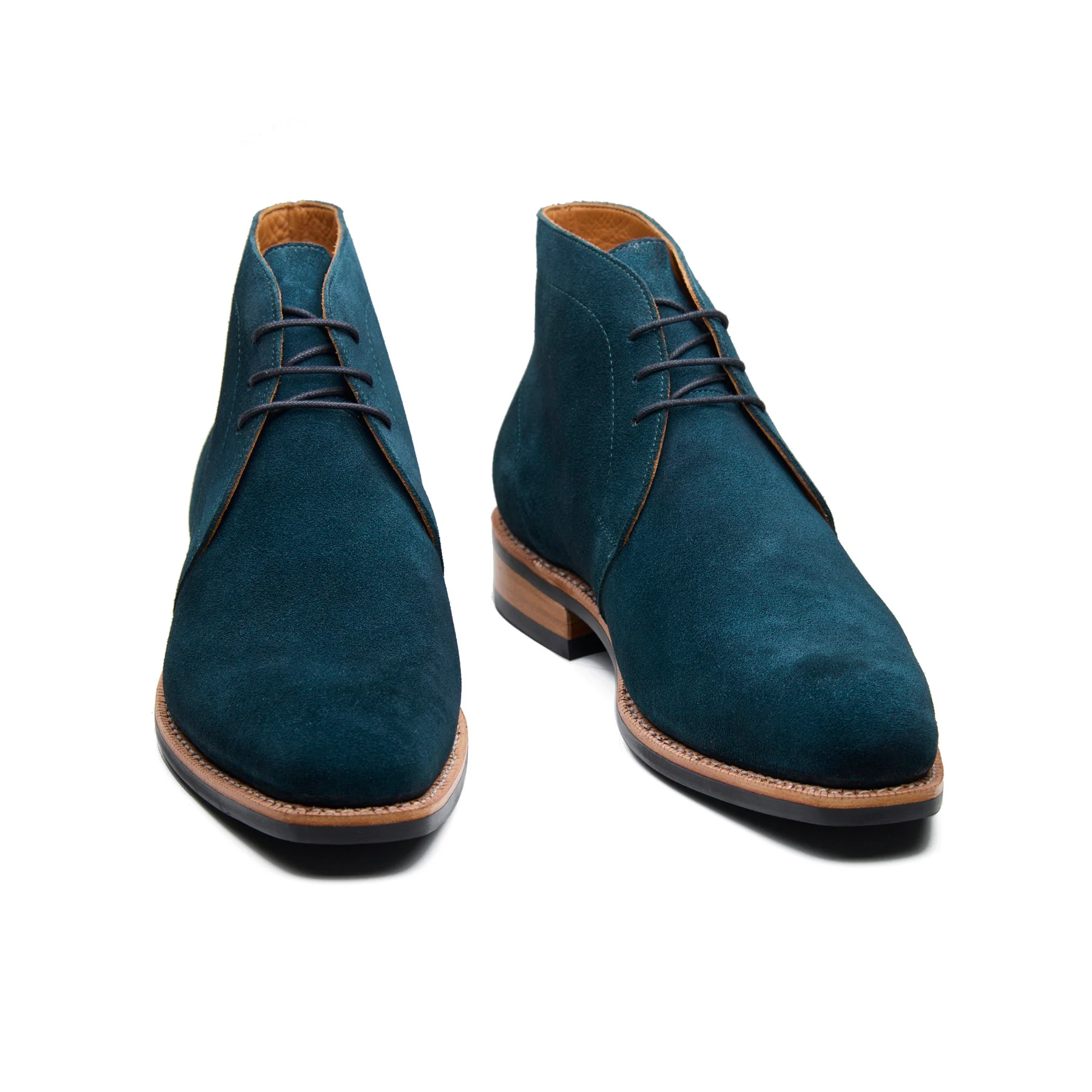 McClure, Chukka Boot - Petrol Go Rain Suede | Summer Classics - Image 3