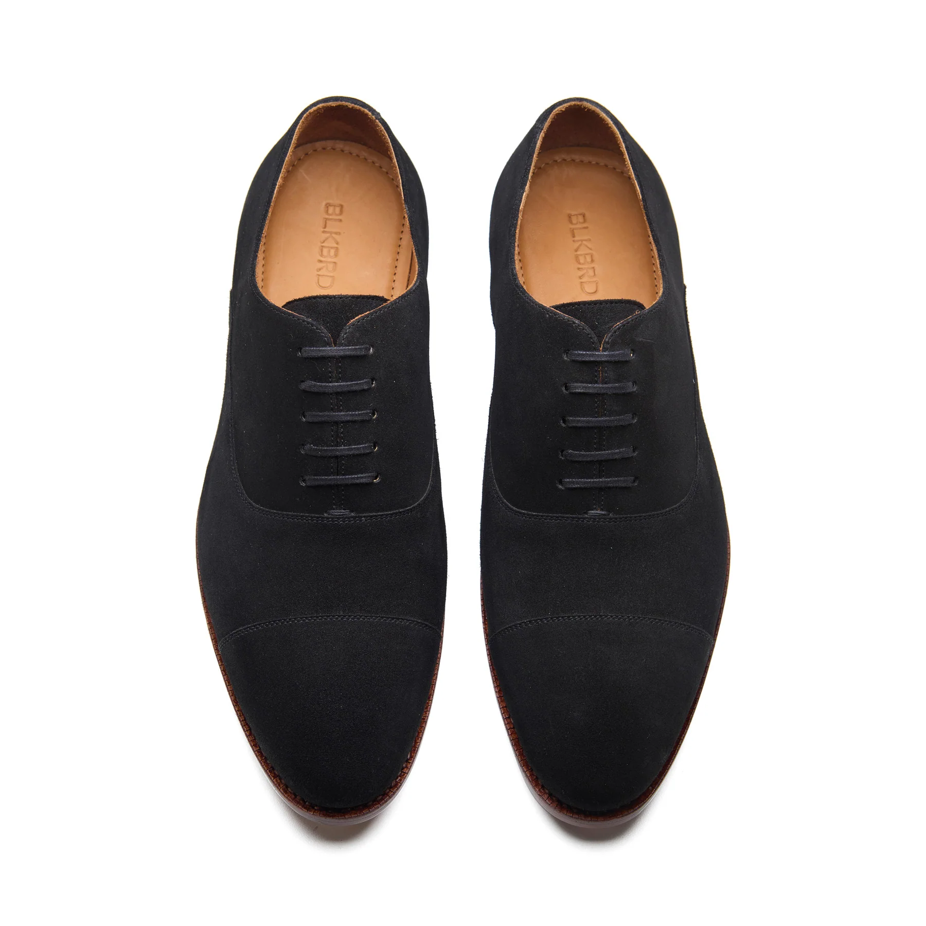 Noam, Cap-toe Oxford - Black Suede | Classics Collection - Image 2