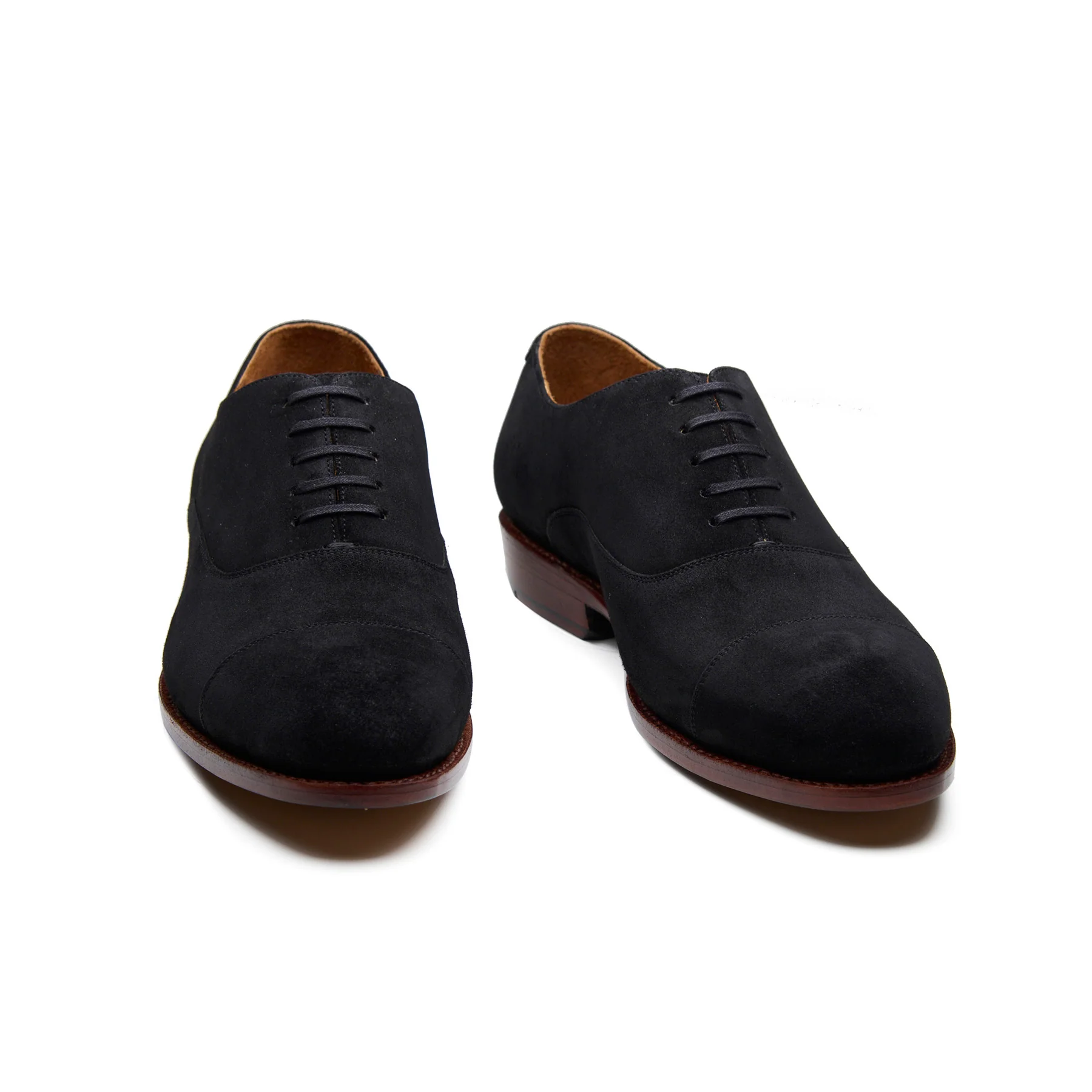 Noam, Cap-toe Oxford - Black Suede | Classics Collection - Image 3