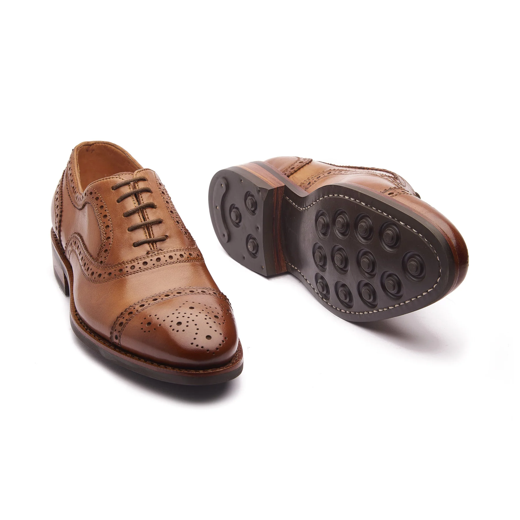 Nord, Quarter Brogue - Cognac | Hand Welted | Classics Collection - Image 5
