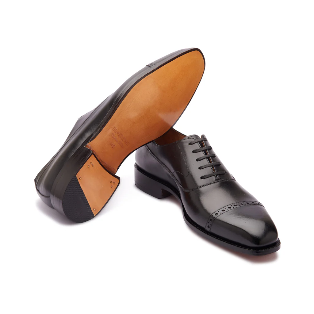 Richie, Quarter Brogue Balmoral - Black | Hand Welted | Classics Collection - Image 4