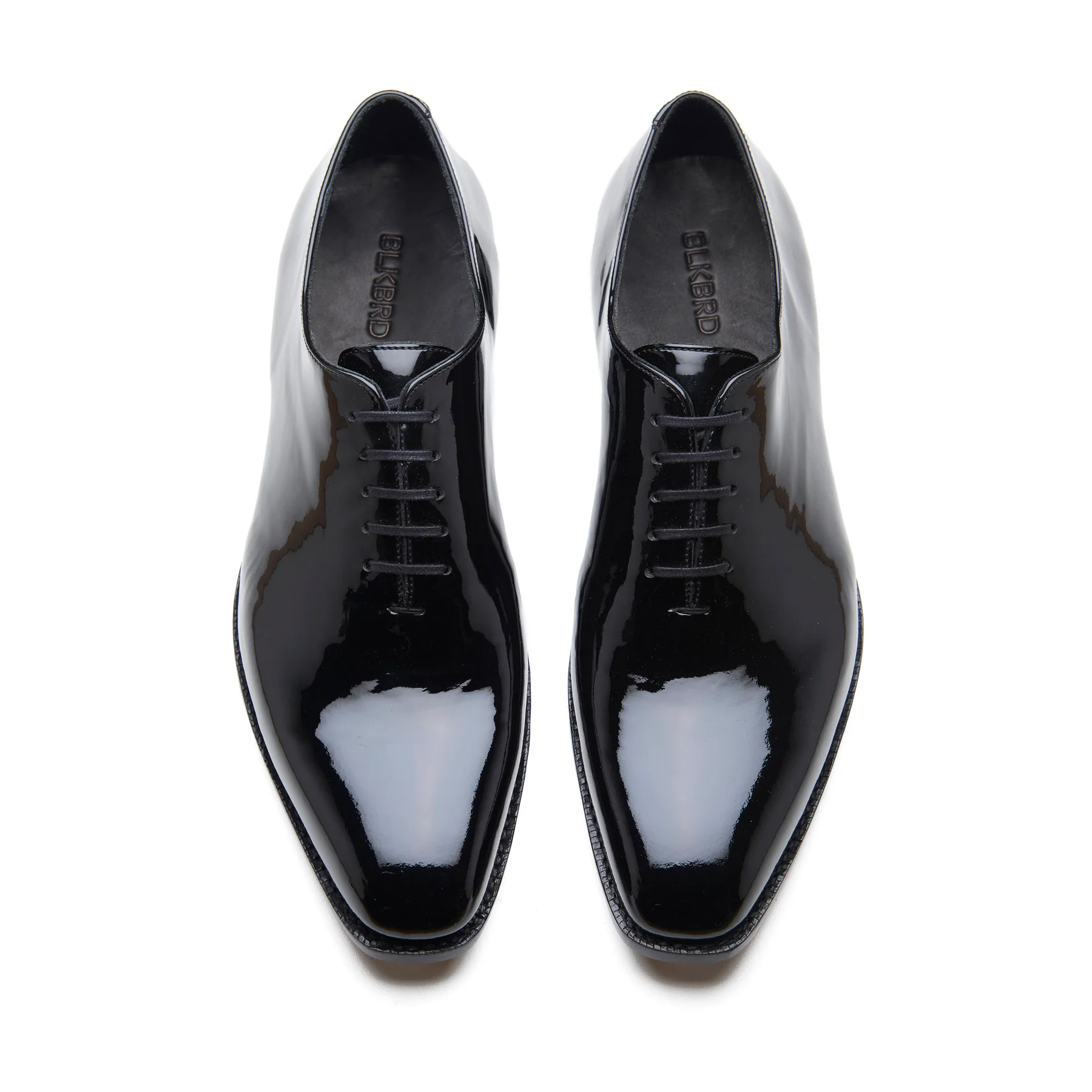 Romanoff, Whole-cut Oxford - Black Patent | Tuxedo Collection - Image 2