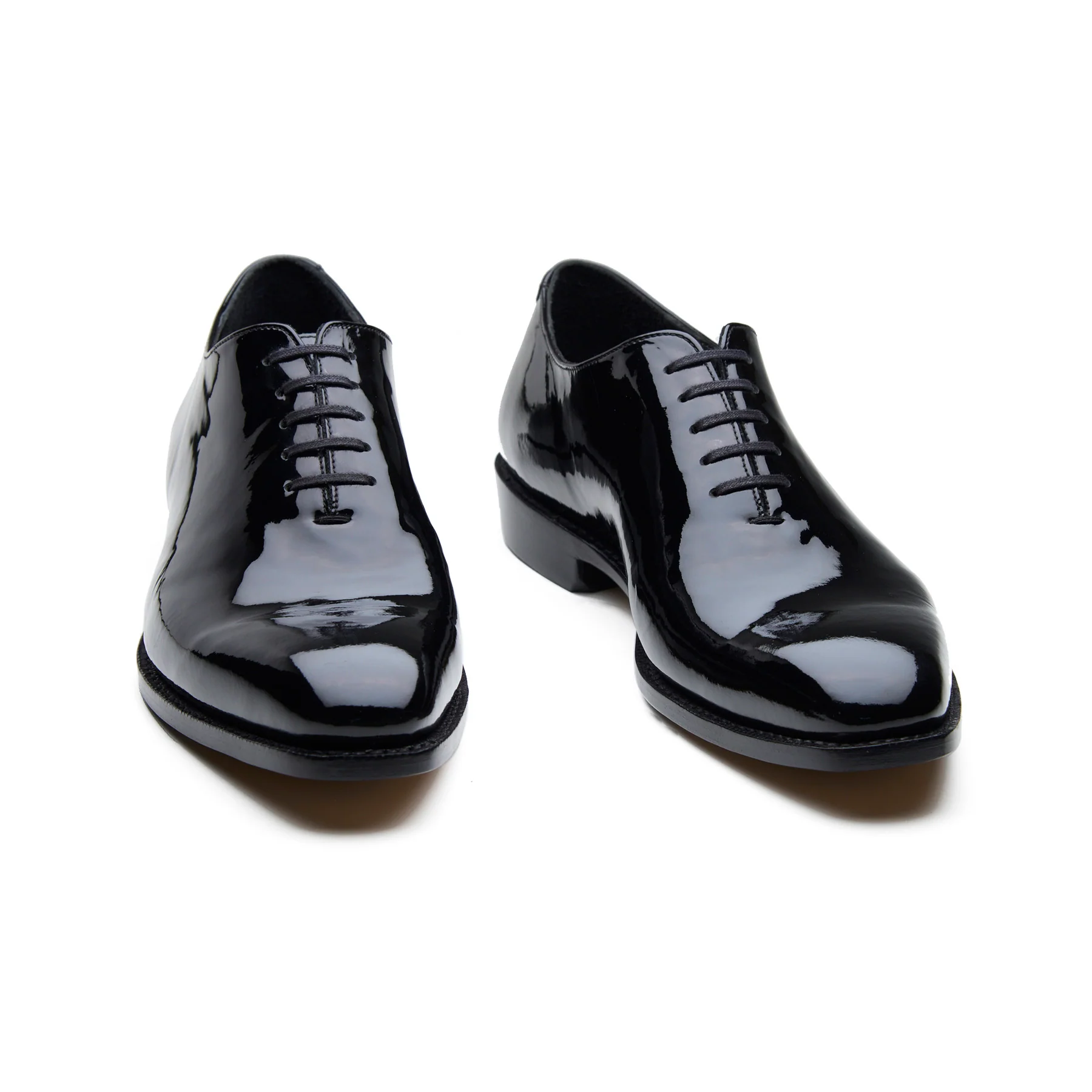 Romanoff, Whole-cut Oxford - Black Patent | Tuxedo Collection - Image 3