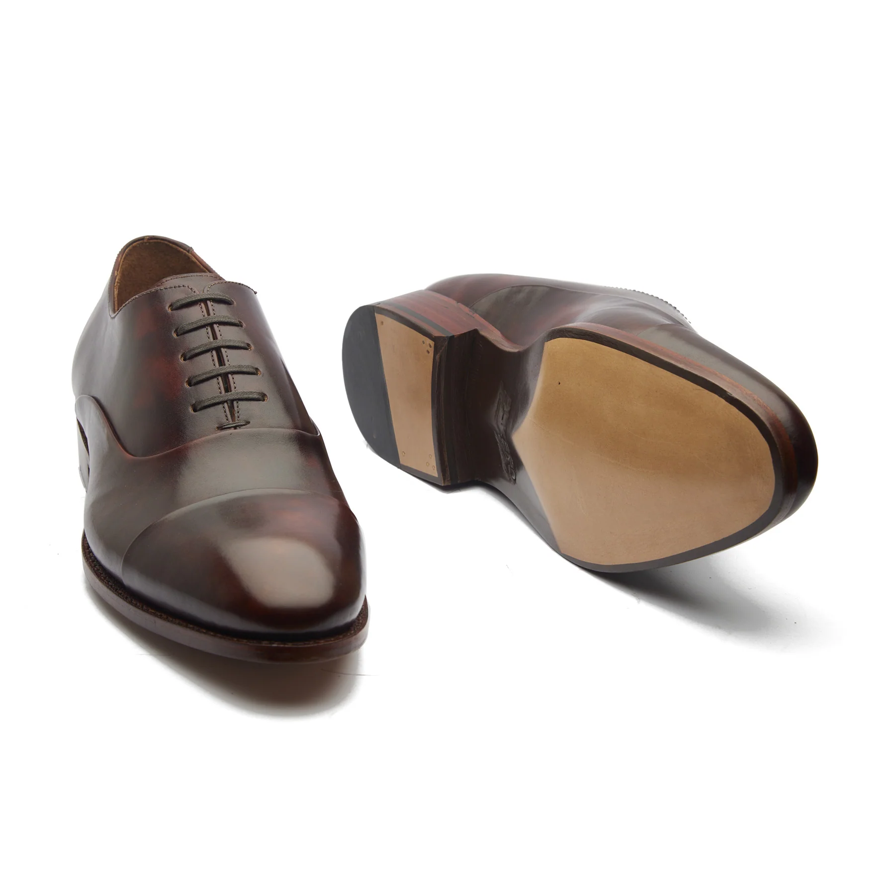 Romero, Cap-toe Oxford - Chestnut Museum Calf | Contemporary Classis - Image 5