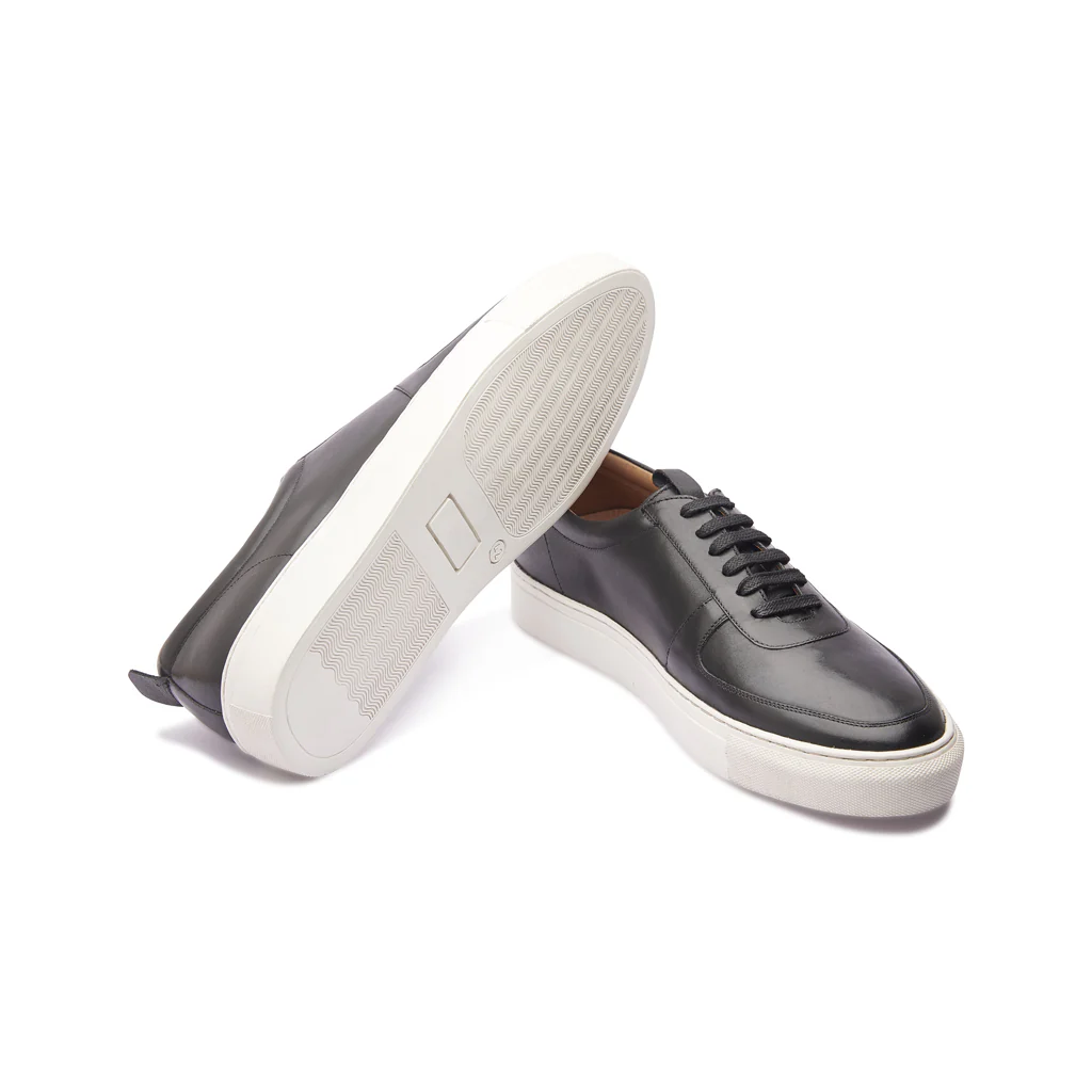 Roscoe, U-Tip Sneaker - Black | Smart Casuals - Image 5