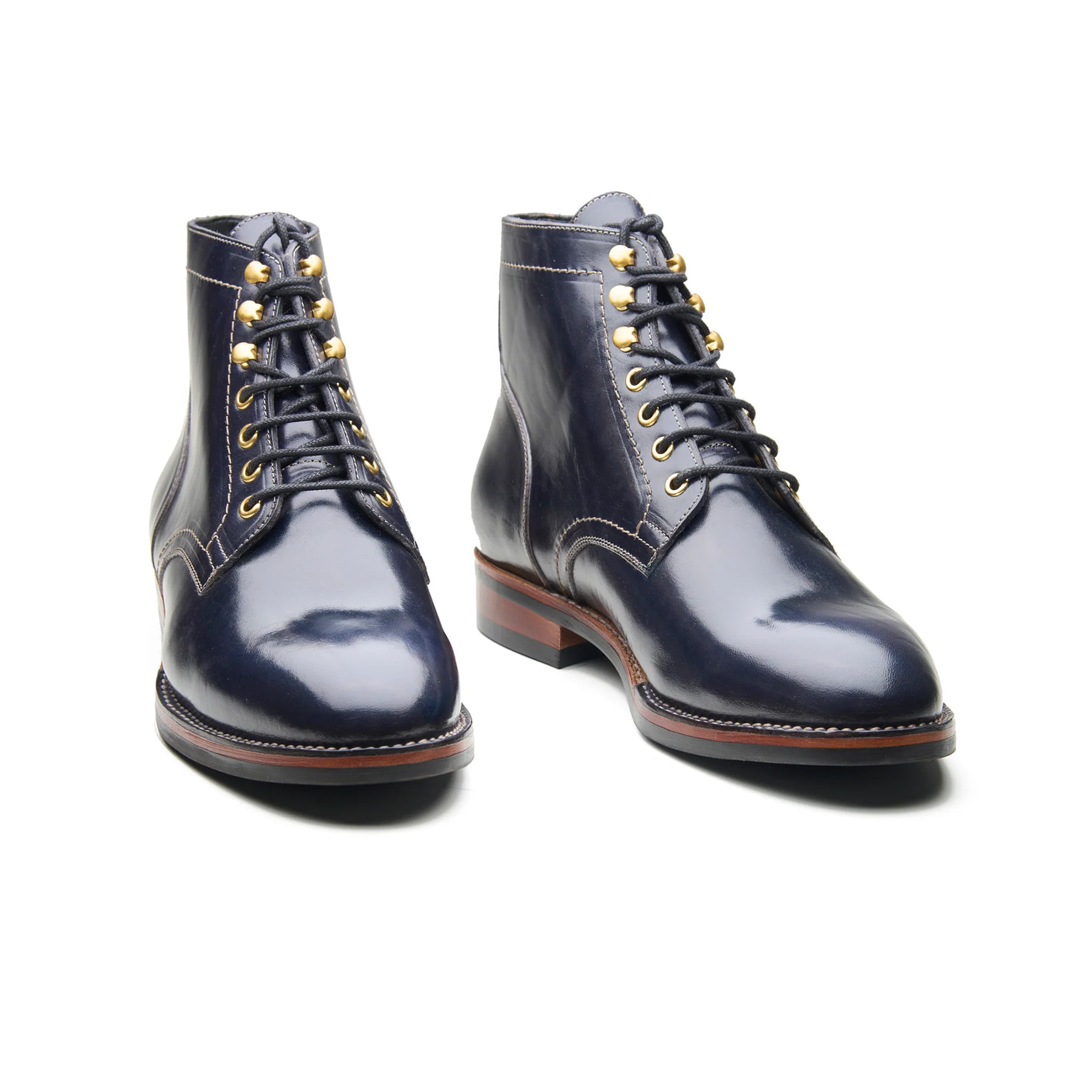 Rudiger, Service Boot - Navy Horserump | Service Boots - Image 3