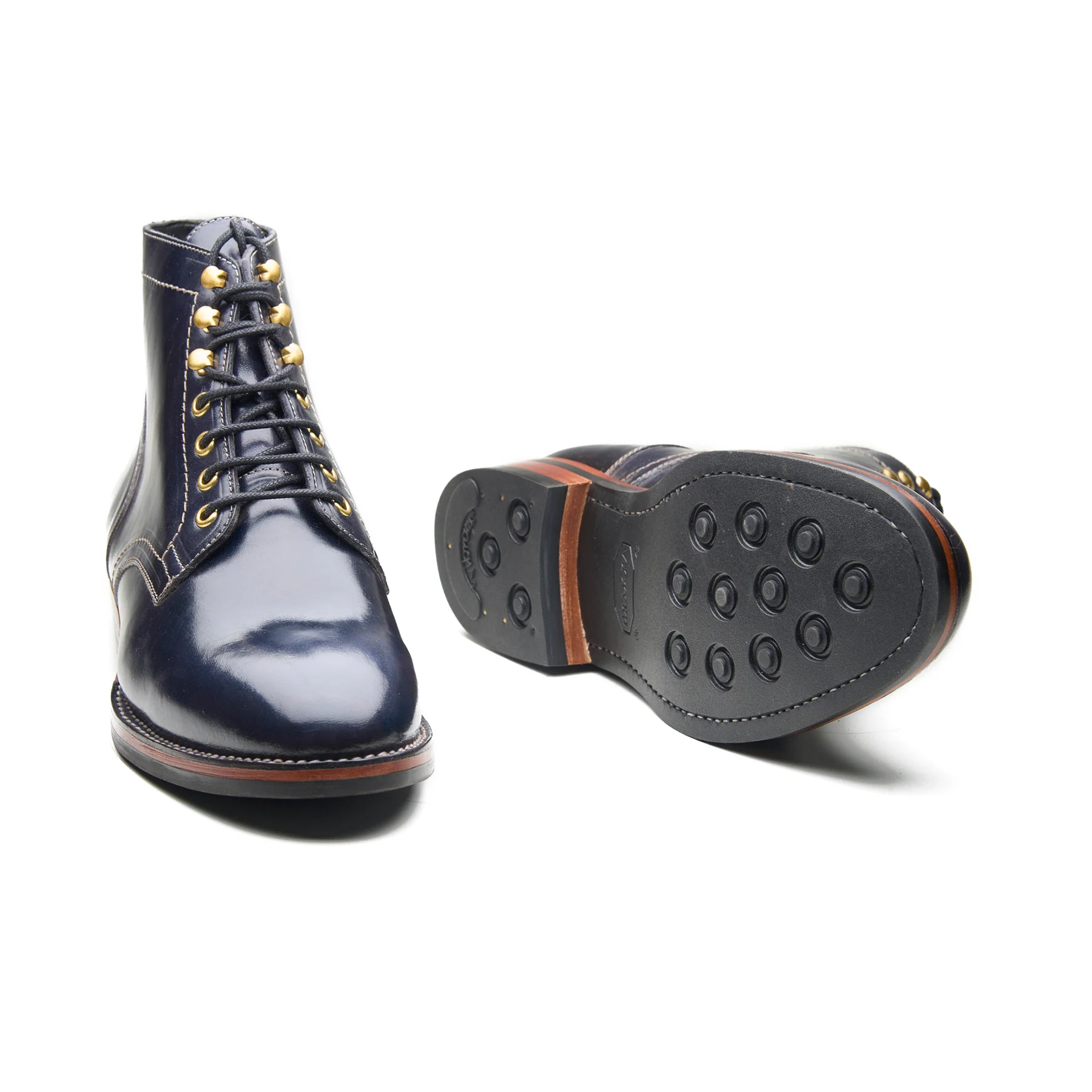 Rudiger, Service Boot - Navy Horserump | Service Boots - Image 5