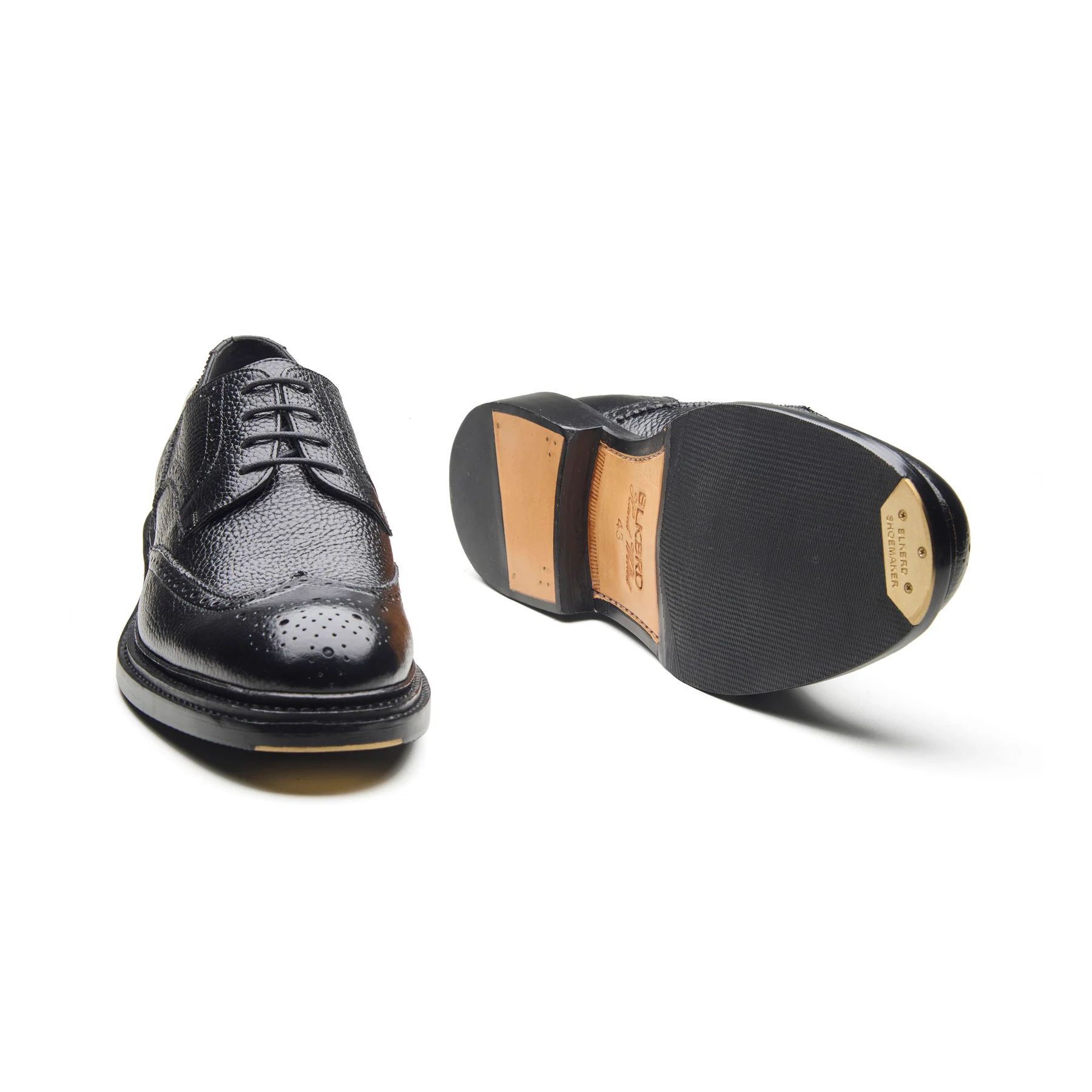 Rudolph-X, Wingtip Derby - Black Milled Grain | New Age - Image 5