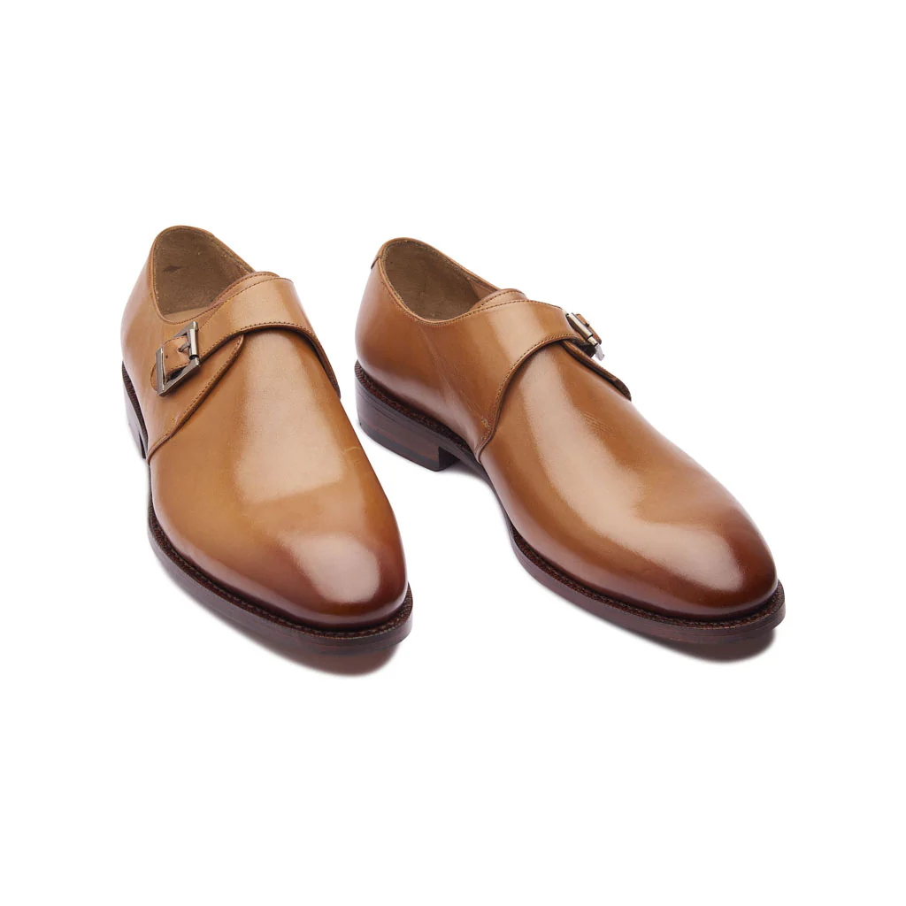 Sylvain, Single Monk Strap - Natural Tan | Hand Welted | Classics Collection - Image 3