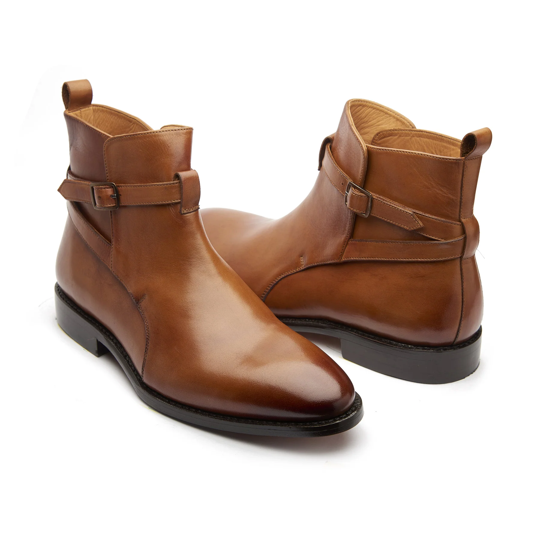 Umaid, Jodhpuri Boot - Tan | Hand Welted | Classics Collection - Image 5