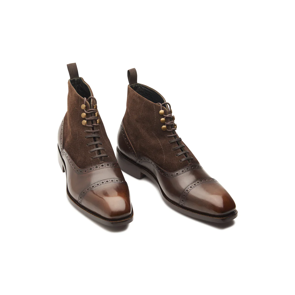 Vittorio, Captoe Oxford Boot - Brown | Hand Welted | Classics Collection - Image 3